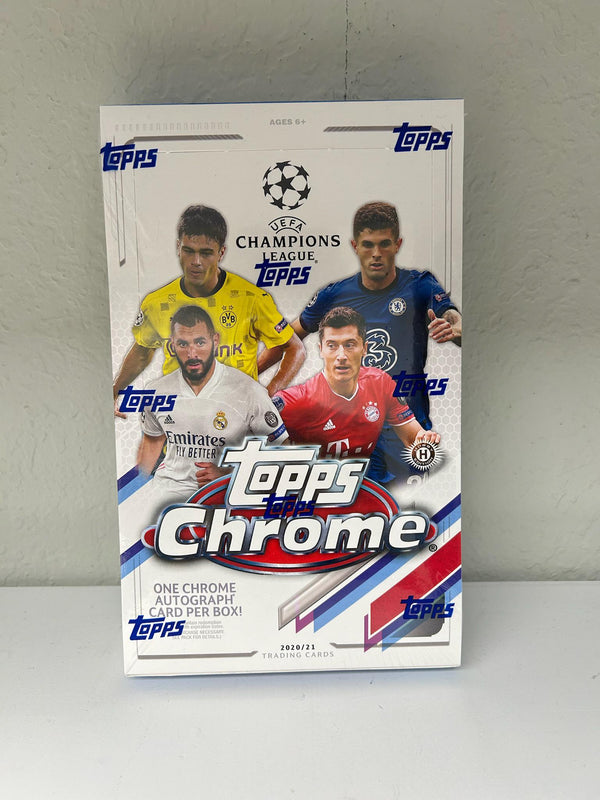 2020/21 Topps UEFA Champions League Chrome Soccer Hobby Box